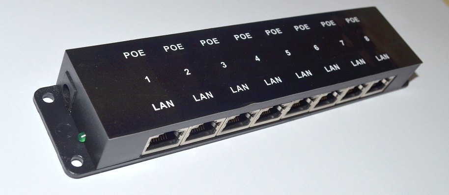 Passive PoE Injector, 8 port (POE-INJ-8) - The source for WiFi