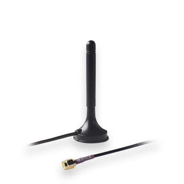 Antenne dôme 3G/4G/LTE WIFI 12 Dbi avec câbles de 5m