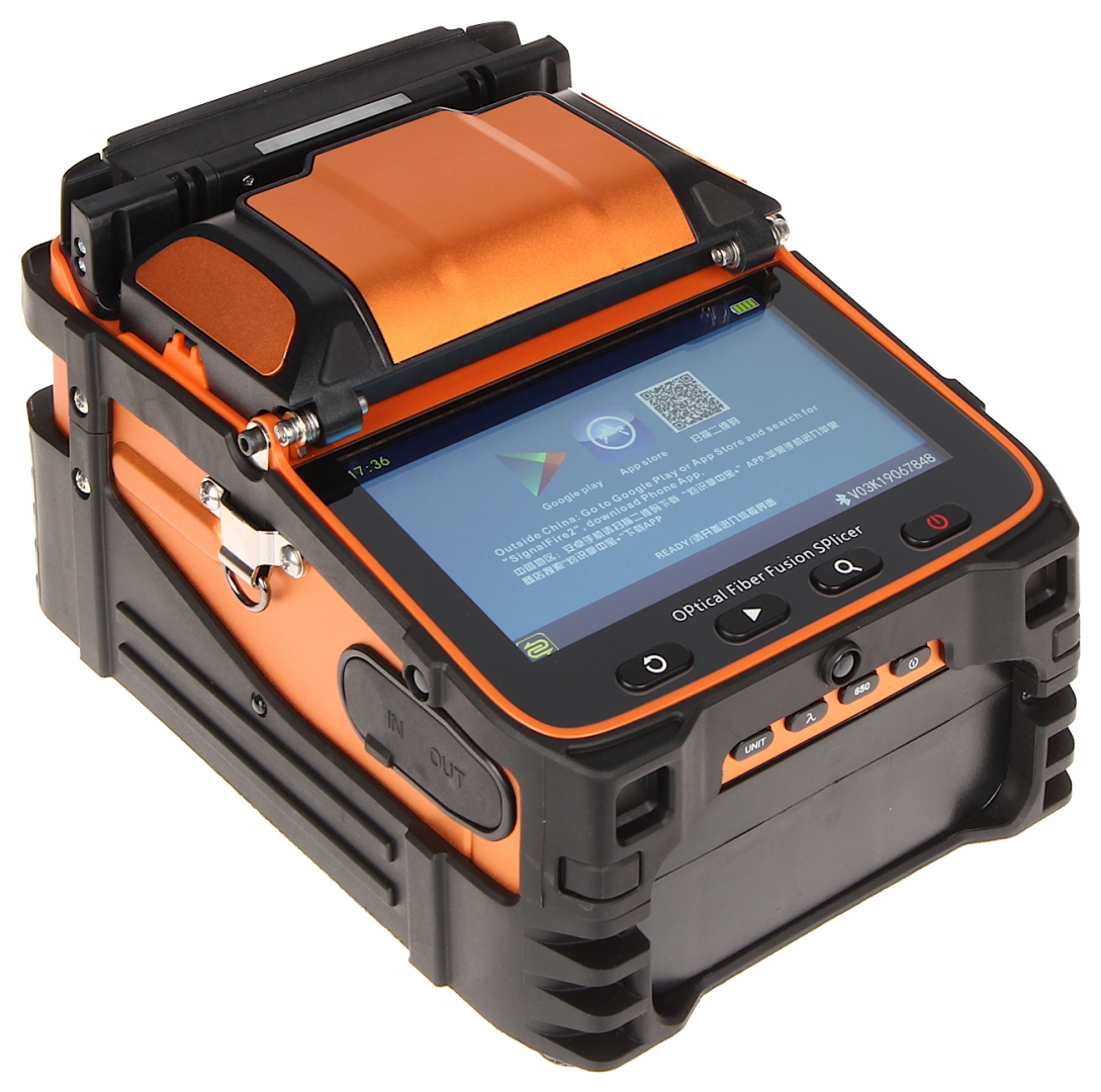 QIIRUN AI-9 Fiber Fusion Splicer with Tutorial Videos Core Fiber Optic Fusion Splicer Core Alignment with Automatic Focus and Motors for Trunk Line - 4