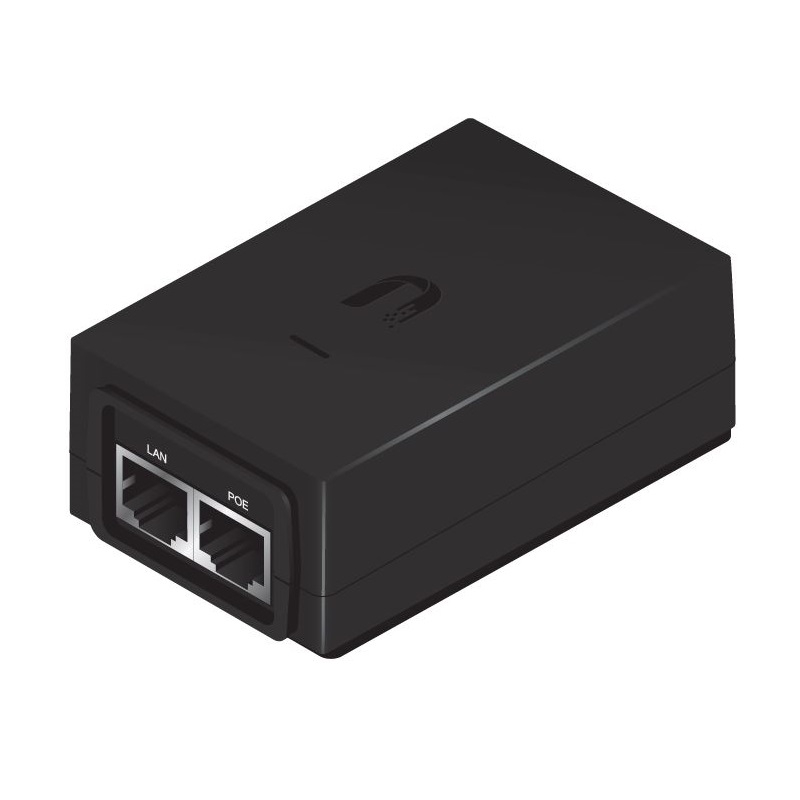 UBIQUITI 48 VDC, 0.5A Gigabit PoE Adapter (POE-48-24W-G) - The source for  WiFi products at best prices in Europe 