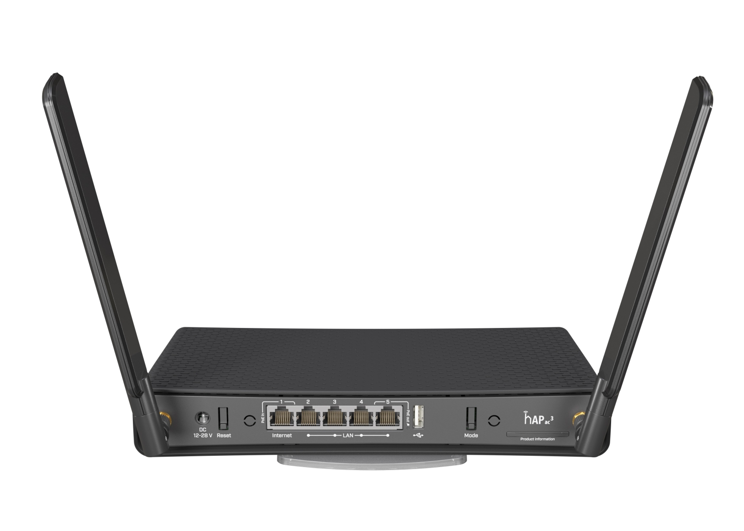 zadel Sijpelen provincie MIKROTIK wireless dual-band router with 5 Gigabit Ethernet ports and  external high gain antennas for more coverage, hAP ac3 with RouterOS L4  license (RBD53iG-5HacD2HnD) - The source for WiFi products at best