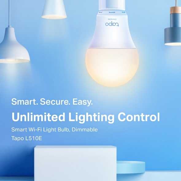 TP-LINK Smart Wi-Fi Light Bulb, Dimmable, Tapo L510E (TAPOL510E) - The source for products at best prices in Europe - wifi-stock.com