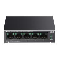 TP-LINK 5-Port 10/100Mbps Desktop Switch with 4-Port PoE+ (LS105LP)